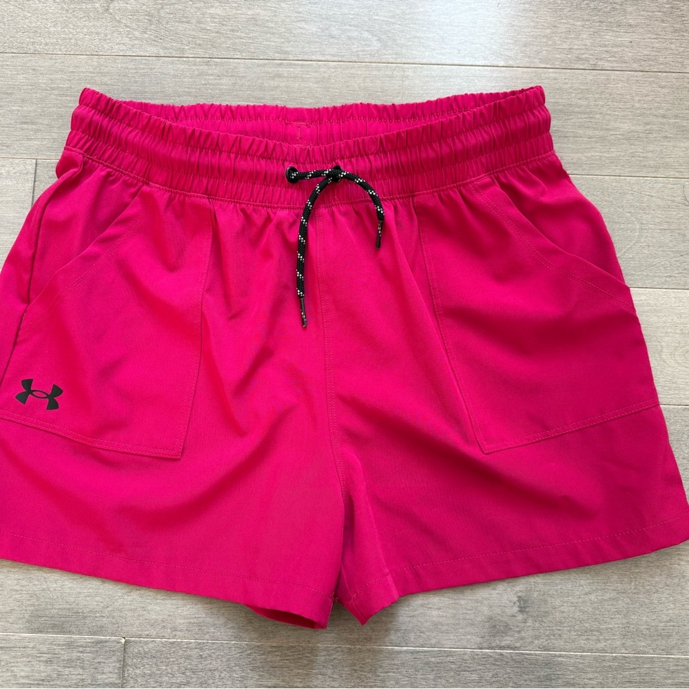 Under Armour Women's Vibrant Pink Athletic Shorts
